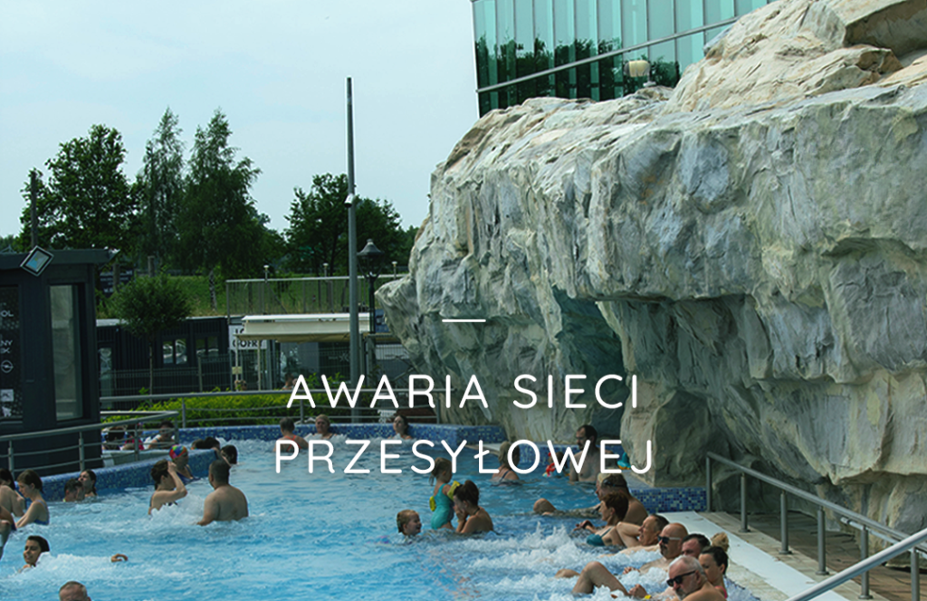 Awaria sieci przesyłowej